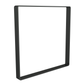 Leaning bracket made of flat steel | 70 x 70 mm | with chamfer to the inside | without cross bar | width: 800mm | hot-dip galvanized and coated DB 703